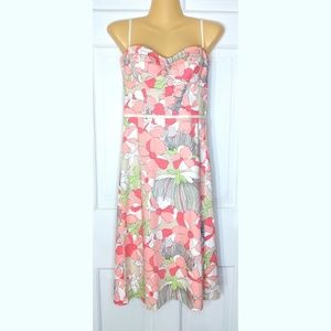 Tahari Floral Fully Lined Dress 14 *MINT*